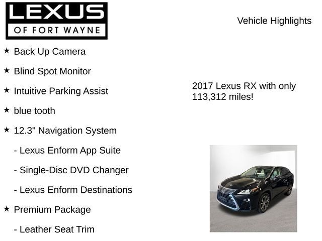 2017 Lexus RX 350