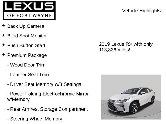 2019 Lexus RX 350
