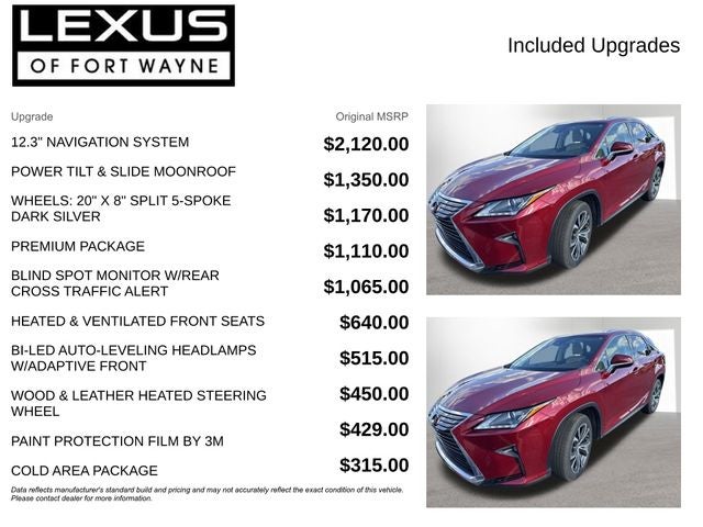 2018 Lexus RX 350