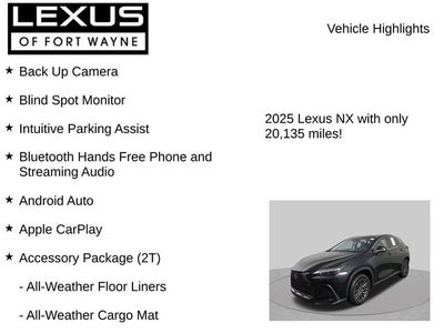 2025 Lexus NX 350 Premium