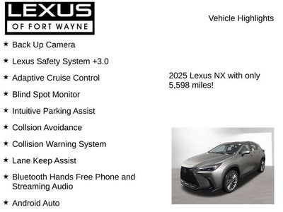 2025 Lexus NX PREMIUM