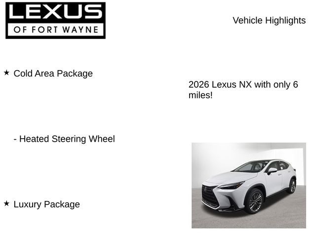 2026 Lexus NX 350h Luxury