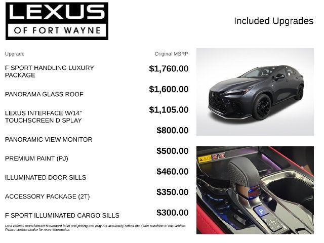 2026 Lexus NX F SPORT HANDLING AWD