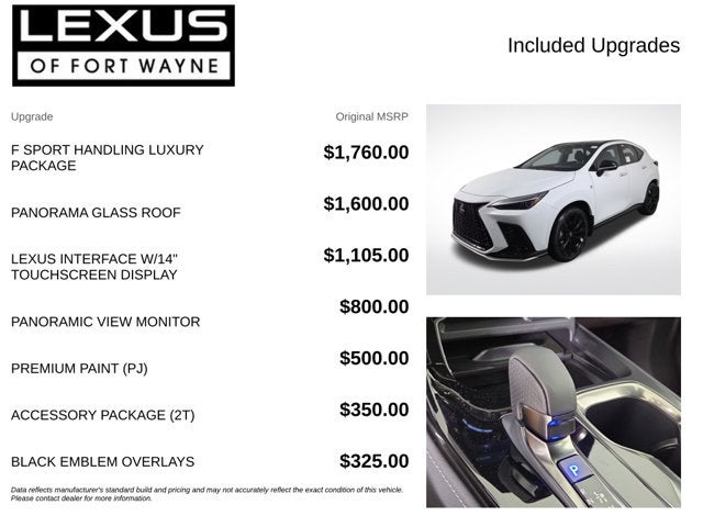 2026 Lexus NX F SPORT HANDLING AWD