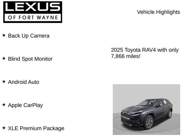 2025 Toyota RAV4 XLE Premium