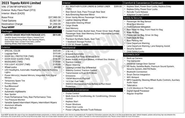 2023 Toyota RAV4 Limited