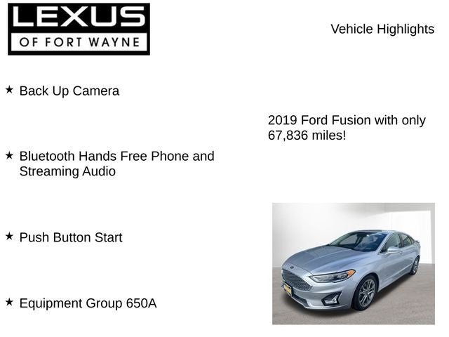 2019 Ford Fusion Hybrid Titanium