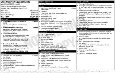 2025 Chevrolet Equinox RS