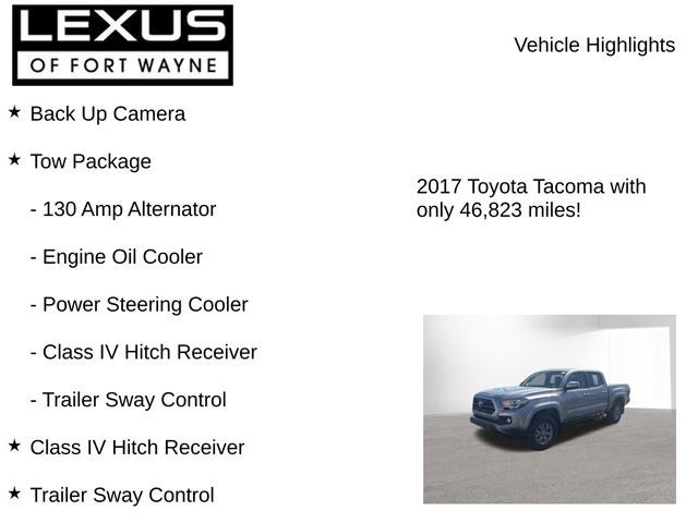 2017 Toyota Tacoma SR5 V6