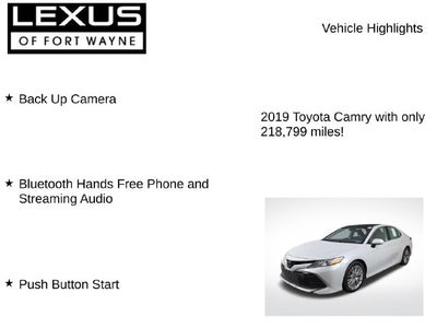 2019 Toyota Camry LE