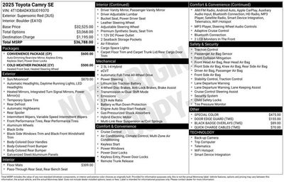 2025 Toyota Camry SE