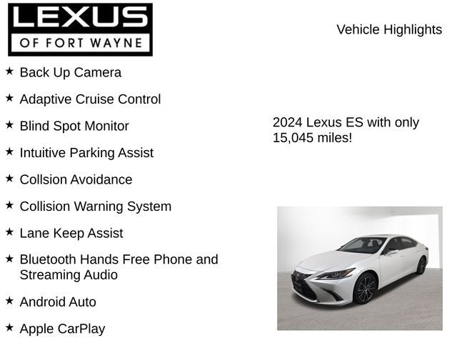 2024 Lexus ES 300h