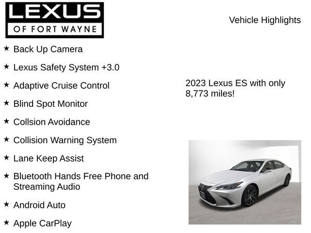 2023 Lexus ES 350