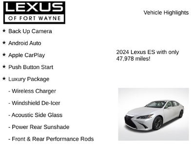 2024 Lexus ES 300h Luxury