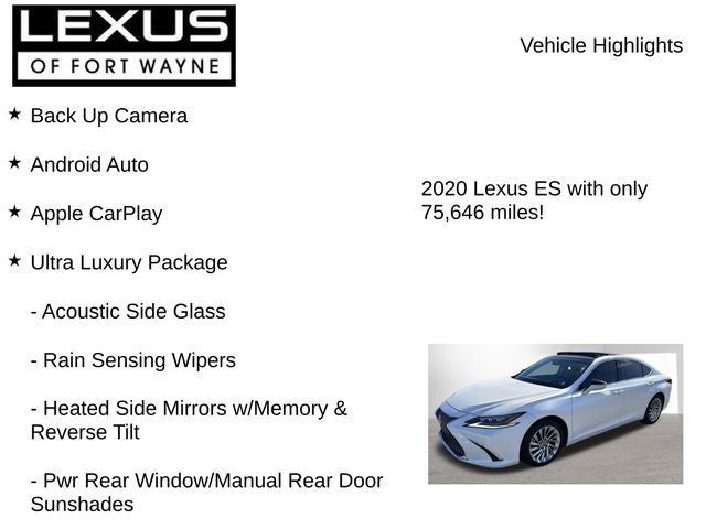 2020 Lexus ES 350 Ultra Luxury