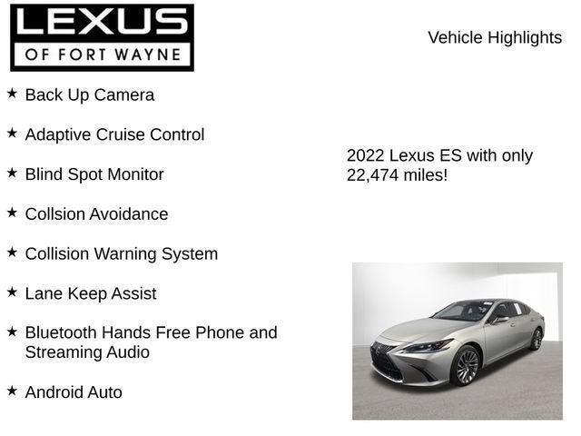 2022 Lexus ES ULTRA LUXURY