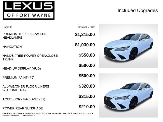 2023 Lexus ES 350 F Sport