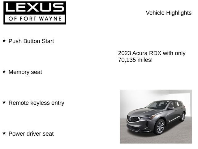 2023 Acura RDX Base SH-AWD