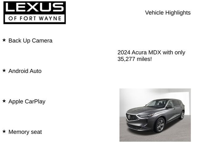 2024 Acura MDX 3.5L SH-AWD