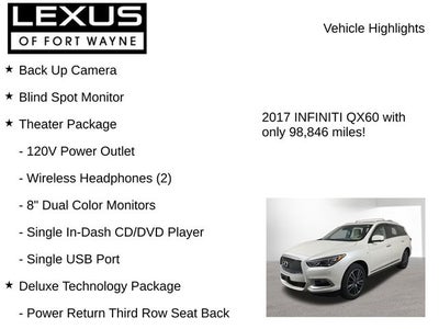 2017 INFINITI QX60 Base