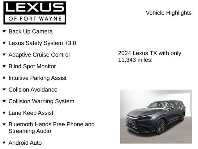 2024 Lexus TX AWD