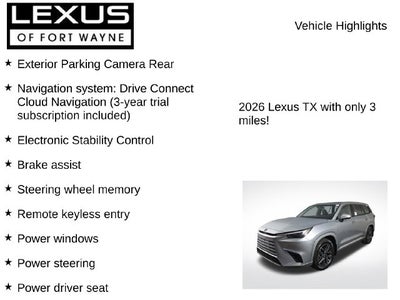 2026 Lexus TX PREMIUM AWD