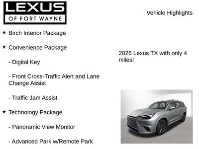 2026 Lexus TX PREMIUM AWD
