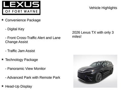 2026 Lexus TX LUXURY AWD
