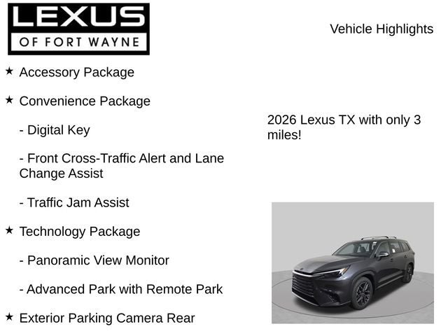 2026 Lexus TX PREMIUM AWD