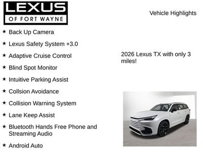 2026 Lexus TX F SPORT PERFORMANCE PREMIUM AWD