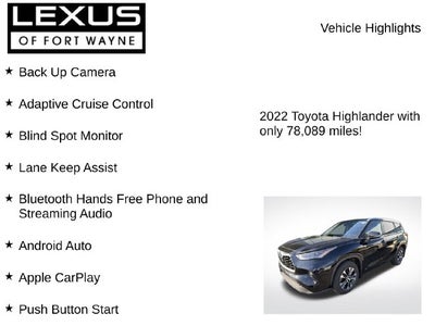 2022 Toyota Highlander Hybrid XLE