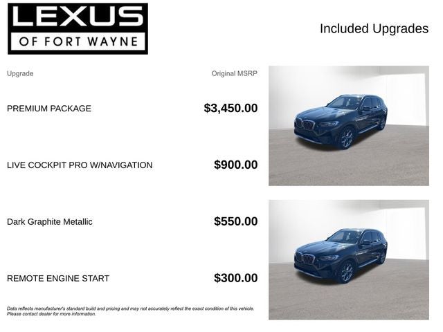 2022 BMW X3 xDrive30i