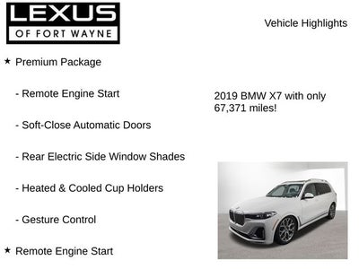 2019 BMW X7 xDrive50i