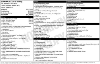 2014 Mazda Mazda CX-5 Touring