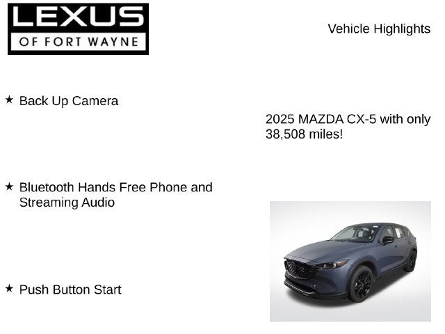 2025 Mazda Mazda CX-5 2.5 S Carbon Edition