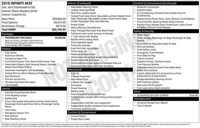 2010 INFINITI M35 Base