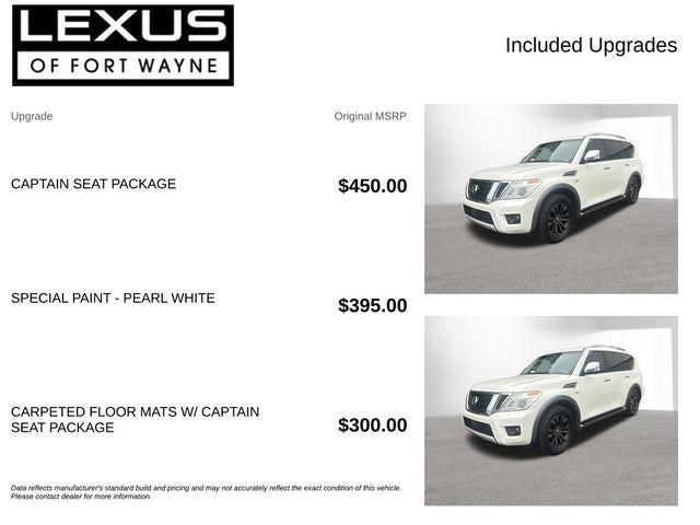 2017 Nissan Armada Platinum