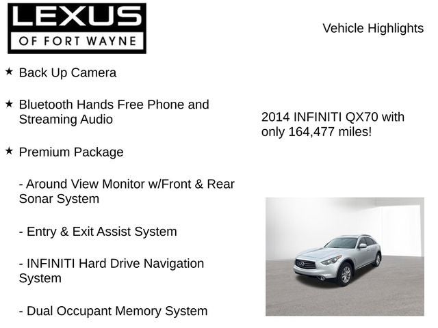 2014 INFINITI QX70 Base