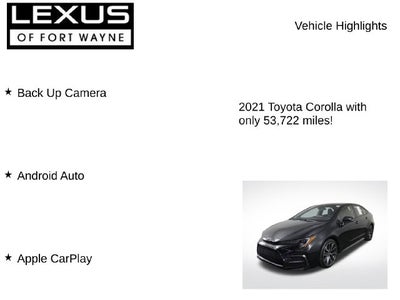 2021 Toyota Corolla SE