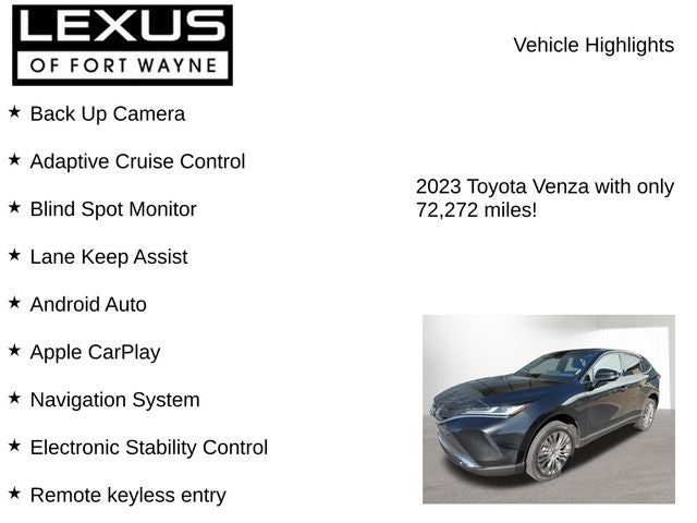 2023 Toyota Venza LE