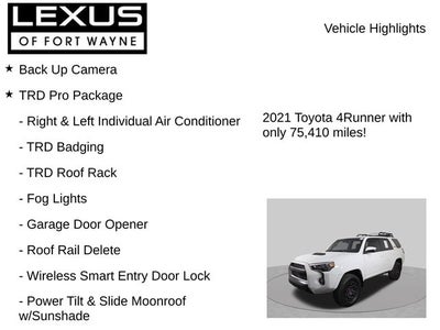 2021 Toyota 4Runner TRD Pro