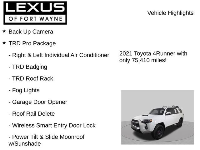 2021 Toyota 4Runner TRD Pro