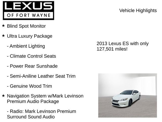2013 Lexus ES 350