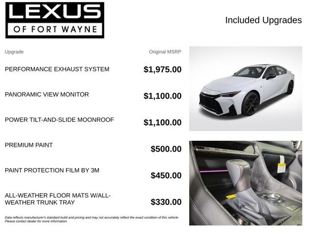 2026 Lexus IS F SPORT DESIGN AWD