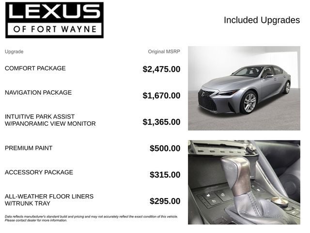 2022 Lexus IS 300
