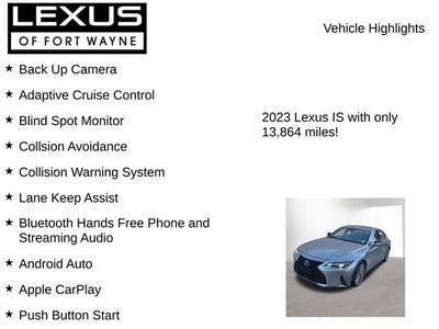 2023 Lexus IS 300