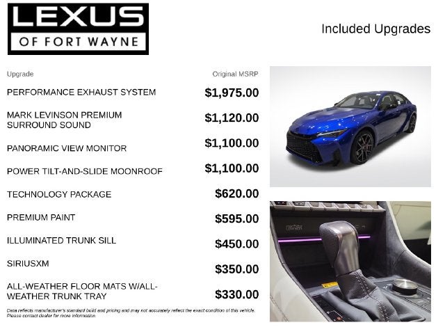 2026 Lexus IS F SPORT AWD