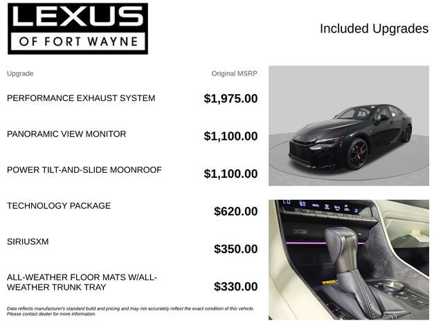 2026 Lexus IS F SPORT AWD