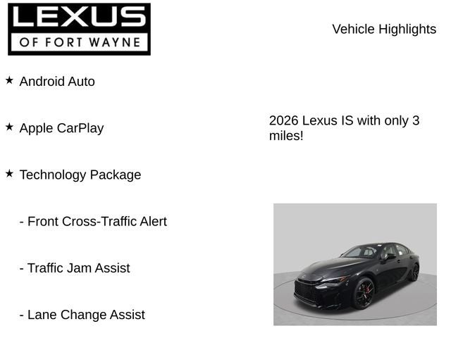 2026 Lexus IS F SPORT AWD