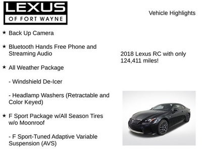 2018 Lexus RC 350